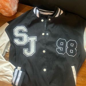 Varsity bomber jacket
